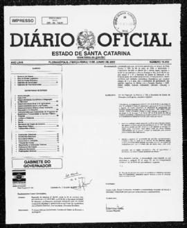 Diário Oficial do Estado de Santa Catarina. Ano 67. N° 16433 de 13/06/2000
