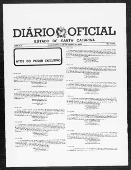 Diário Oficial do Estado de Santa Catarina. Ano 45. N° 11302 de 29/08/1979