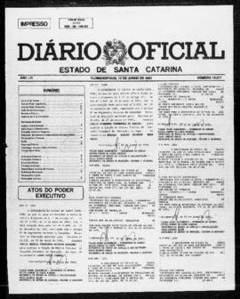 Diário Oficial do Estado de Santa Catarina. Ano 56. N° 14211 de 12/06/1991