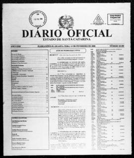Diário Oficial do Estado de Santa Catarina. Ano 72. N° 18300 de 13/02/2008