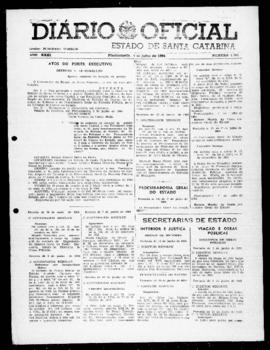 Diário Oficial do Estado de Santa Catarina. Ano 31. N° 7593 de 09/07/1964