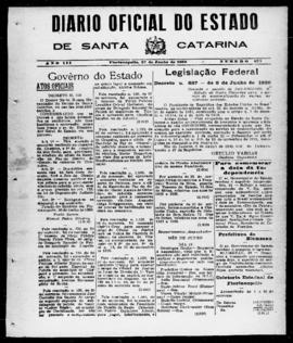 Diário Oficial do Estado de Santa Catarina. Ano 3. N° 675 de 27/06/1936