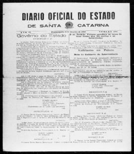 Diário Oficial do Estado de Santa Catarina. Ano 4. N° 1105 de 06/01/1938