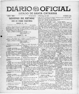 Diário Oficial do Estado de Santa Catarina. Ano 24. Nº 5863 de 27/05/1957