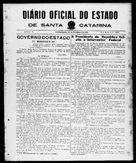 Diário Oficial do Estado de Santa Catarina. Ano 5. N° 1359 de 28/11/1938