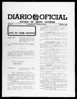 Diário Oficial do Estado de Santa Catarina. Ano 46. N° 11453 de 11/04/1980
