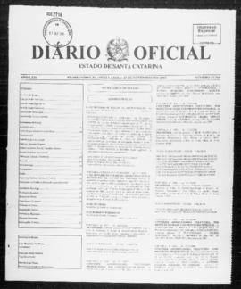 Diário Oficial do Estado de Santa Catarina. Ano 71. N° 17768 de 25/11/2005