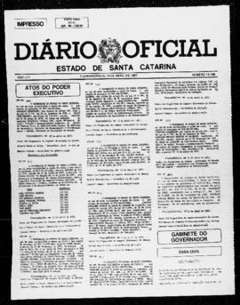 Diário Oficial do Estado de Santa Catarina. Ano 53. N° 13186 de 14/04/1987