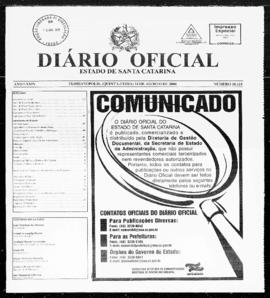 Diário Oficial do Estado de Santa Catarina. Ano 74. N° 18424 de 14/08/2008