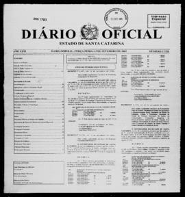 Diário Oficial do Estado de Santa Catarina. Ano 71. N° 17721 de 13/09/2005