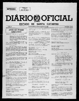 Diário Oficial do Estado de Santa Catarina. Ano 52. N° 12775 de 20/08/1985