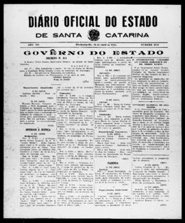 Diário Oficial do Estado de Santa Catarina. Ano 7. N° 1741 de 12/04/1940