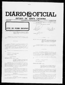 Diário Oficial do Estado de Santa Catarina. Ano 48. N° 12102 de 30/11/1982