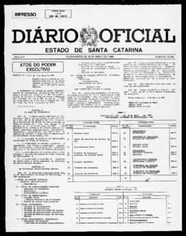 Diário Oficial do Estado de Santa Catarina. Ano 54. N° 13436 de 20/04/1988
