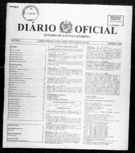 Diário Oficial do Estado de Santa Catarina. Ano 71. N° 17697 de 09/08/2005