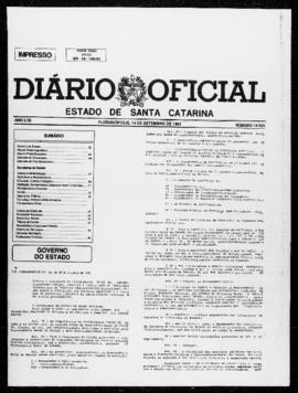 Diário Oficial do Estado de Santa Catarina. Ano 57. N° 14525 de 14/09/1992