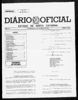 Diário Oficial do Estado de Santa Catarina. Ano 56. N° 14379 de 07/02/1992