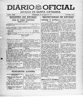 Diário Oficial do Estado de Santa Catarina. Ano 24. Nº 5927 de 29/08/1957
