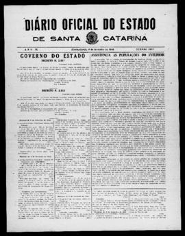 Diário Oficial do Estado de Santa Catarina. Ano 9. N° 2437 de 09/02/1943