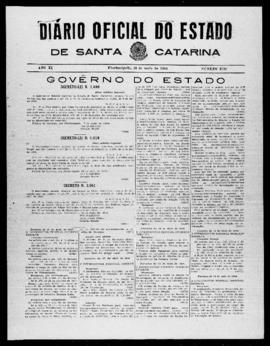 Diário Oficial do Estado de Santa Catarina. Ano 11. N° 2739 de 19/05/1944