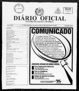 Diário Oficial do Estado de Santa Catarina. Ano 74. N° 18480 de 03/11/2008