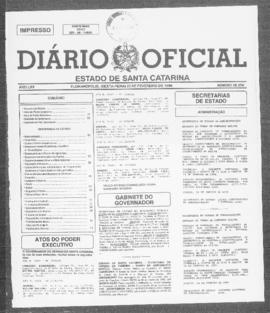 Diário Oficial do Estado de Santa Catarina. Ano 62. N° 15374 de 23/02/1996