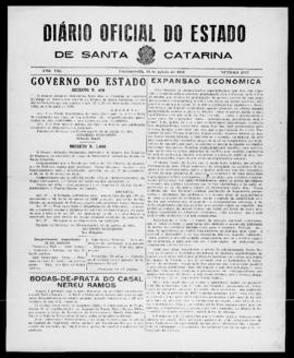 Diário Oficial do Estado de Santa Catarina. Ano 8. N° 2077 de 14/08/1941