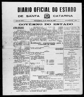 Diário Oficial do Estado de Santa Catarina. Ano 3. N° 699 de 31/07/1936