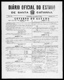 Diário Oficial do Estado de Santa Catarina. Ano 16. N° 4073 de 07/12/1949