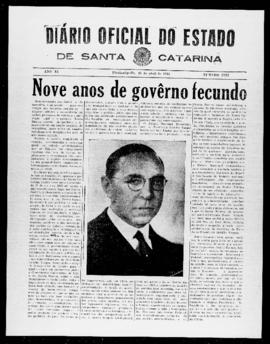 Diário Oficial do Estado de Santa Catarina. Ano 11. N° 2727 de 28/04/1944