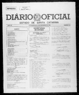 Diário Oficial do Estado de Santa Catarina. Ano 57. N° 14583 de 08/12/1992