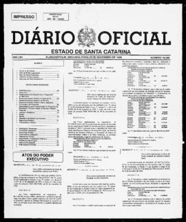 Diário Oficial do Estado de Santa Catarina. Ano 65. N° 16049 de 23/11/1998