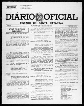 Diário Oficial do Estado de Santa Catarina. Ano 53. N° 12974 de 11/06/1986