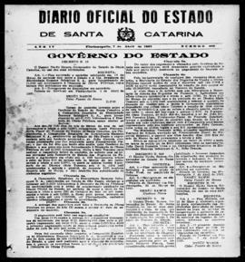 Diário Oficial do Estado de Santa Catarina. Ano 4. N° 895 de 07/04/1937