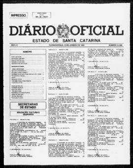 Diário Oficial do Estado de Santa Catarina. Ano 56. N° 14362 de 15/01/1992