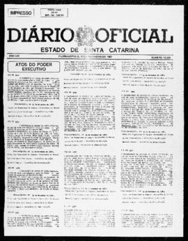 Diário Oficial do Estado de Santa Catarina. Ano 53. N° 13329 de 12/11/1987