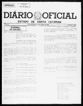 Diário Oficial do Estado de Santa Catarina. Ano 54. N° 13482 de 27/06/1988