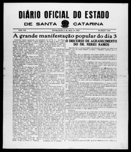 Diário Oficial do Estado de Santa Catarina. Ano 7. N° 1756 de 06/05/1940