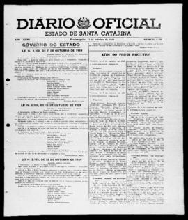Diário Oficial do Estado de Santa Catarina. Ano 26. N° 6424 de 14/10/1959