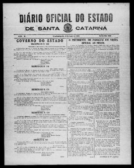 Diário Oficial do Estado de Santa Catarina. Ano 10. N° 2493 de 06/05/1943