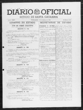 Diário Oficial do Estado de Santa Catarina. Ano 25. N° 6200 de 31/10/1958
