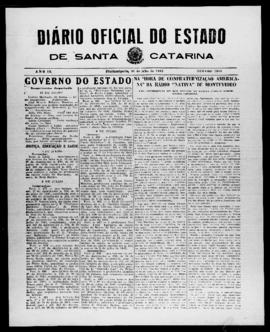 Diário Oficial do Estado de Santa Catarina. Ano 9. N° 2300 de 16/07/1942