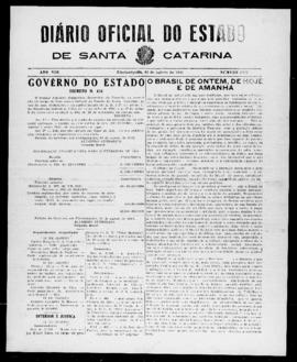 Diário Oficial do Estado de Santa Catarina. Ano 8. N° 2080 de 19/08/1941