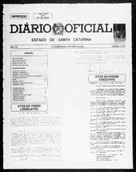Diário Oficial do Estado de Santa Catarina. Ano 61. N° 14918 de 22/04/1994