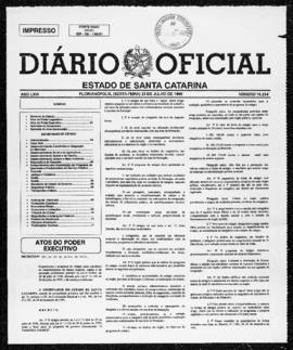 Diário Oficial do Estado de Santa Catarina. Ano 66. N° 16214 de 23/07/1999