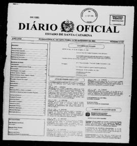 Diário Oficial do Estado de Santa Catarina. Ano 71. N° 17727 de 21/09/2005
