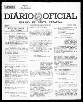 Diário Oficial do Estado de Santa Catarina. Ano 55. N° 13675 de 06/04/1989