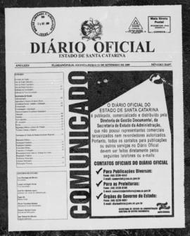 Diário Oficial do Estado de Santa Catarina. Ano 75. N° 18697 de 24/09/2009