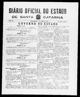 Diário Oficial do Estado de Santa Catarina. Ano 20. N° 4996 de 07/10/1953