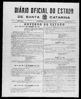 Diário Oficial do Estado de Santa Catarina. Ano 18. N° 4540 de 14/11/1951